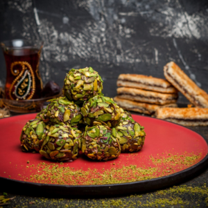 Bombones de Chocolate con Pistacho